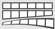 电影胶片矢量图