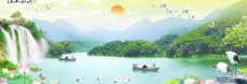 江山如画巨幅风景图片