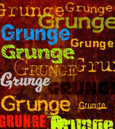 grunge字体素材24款