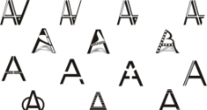 A字母标志图片