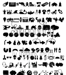 稀有的小动物图案字体(OT TT EPS)