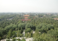 鸟瞰北京北京景山万春亭鸟瞰寿皇殿图片
