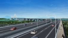 大桥3D效果图图片