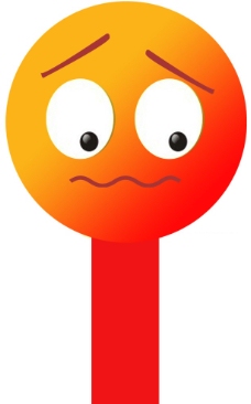 哭脸手举牌图片