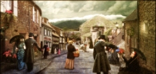 中世纪街道图片