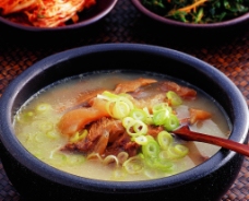 韩式牛头肉汤图片