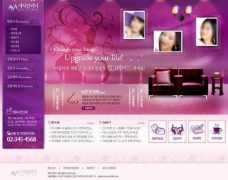 特写紫色网页模板图片