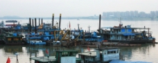 上江赣江上的船图片
