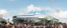 景观设计大型展厅模型图片