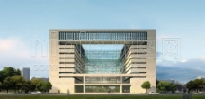 景观设计办公大楼模型图片