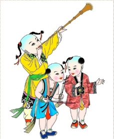中堂画传统古典图案图片