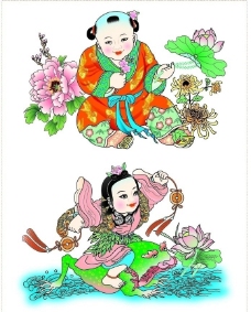 中堂画中国设计图案图片