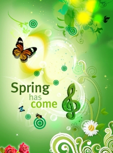 spring唯美背景图片