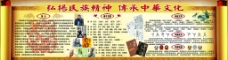 中华文化中华民族传统文化展板图片