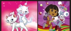 Dora朵拉VS玛丽猫图片