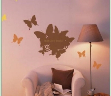 墙贴矢量图 蝴蝶图片