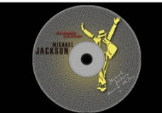 迈克杰克逊光盘设计图片