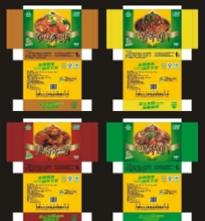 牛肉食品包装盒图片