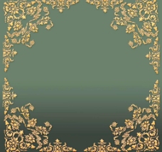 画册封面背景欧式花纹相框模板图片